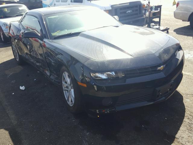 2G1FB1E34F9309586 - 2015 CHEVROLET CAMARO LS BLACK photo 1