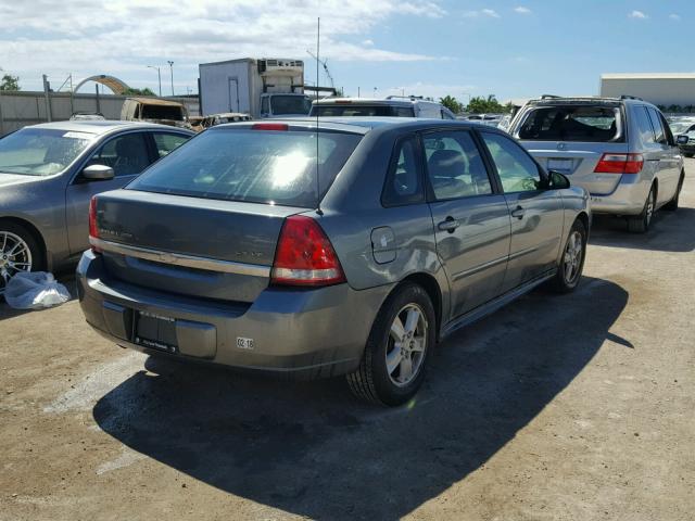 1G1ZT648X4F187499 - 2004 CHEVROLET MALIBU MAX ნაცრისფერი ფოტო 4