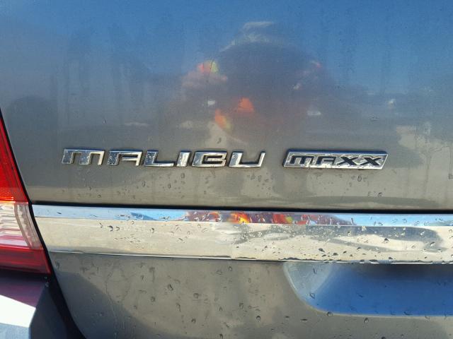 1G1ZT648X4F187499 - 2004 CHEVROLET MALIBU MAX ნაცრისფერი ფოტო 9