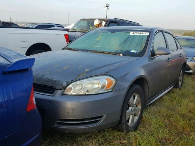 2G1WT57K291218229 - 2009 CHEVROLET IMPALA GRAY photo 2