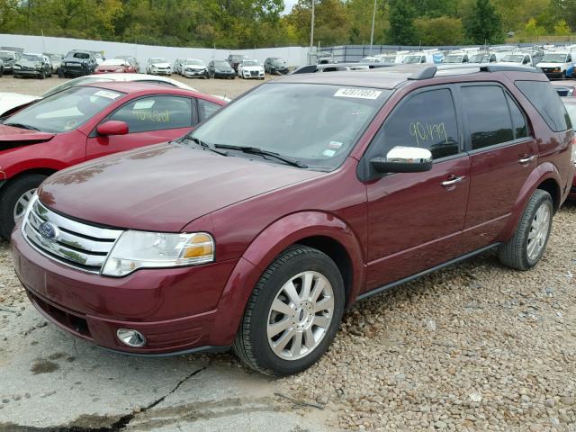 1FMDK03WX8GA24168 - 2008 FORD TAURUS X RED photo 2