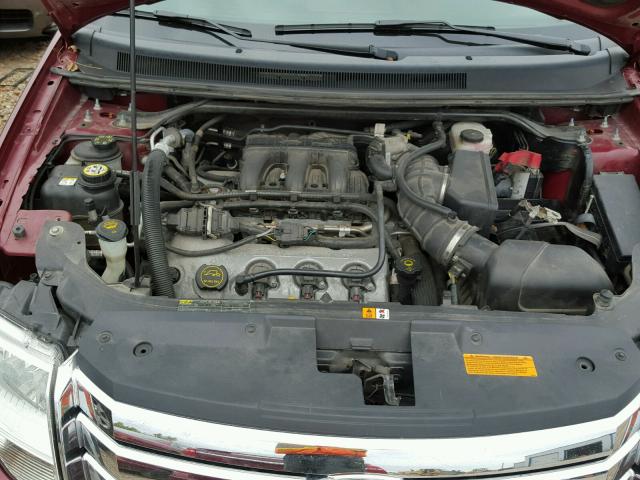 1FMDK03WX8GA24168 - 2008 FORD TAURUS X RED photo 7