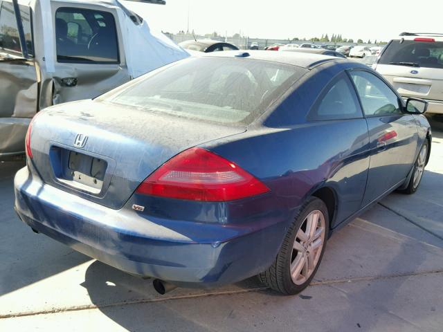 1HGCM81654A008017 - 2004 HONDA ACCORD EX BLUE photo 4