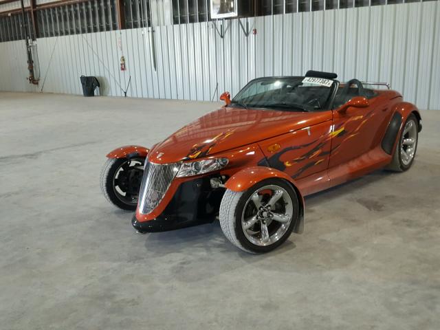 1P3EW65G21V701494 - 2001 PLYMOUTH PROWLER ORANGE photo 2