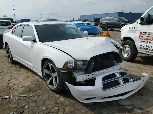 2C3CDXHGXCH164839 - 2012 DODGE CHARGER SX WHITE photo 1