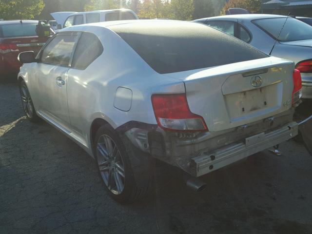 JTKJF5C74D3054651 - 2013 TOYOTA SCION TC 银色 照片 3