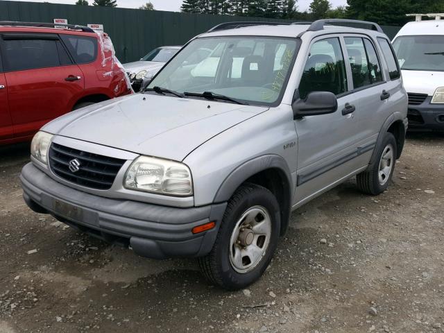 2S3TD62VX46103938 - 2004 SUZUKI VITARA LX SILVER photo 2