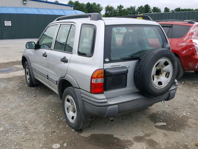 2S3TD62VX46103938 - 2004 SUZUKI VITARA LX SILVER photo 3