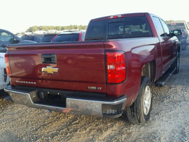 3GCPCREH6FG133262 - 2015 CHEVROLET SILVERADO RED photo 4