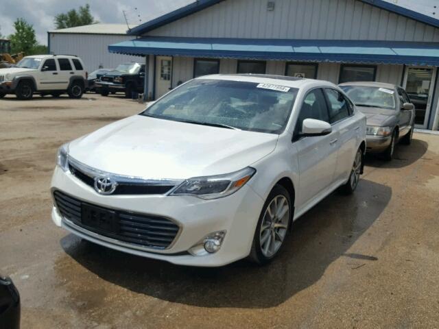 4T1BK1EB1FU181612 - 2015 TOYOTA AVALON XLE WHITE photo 2