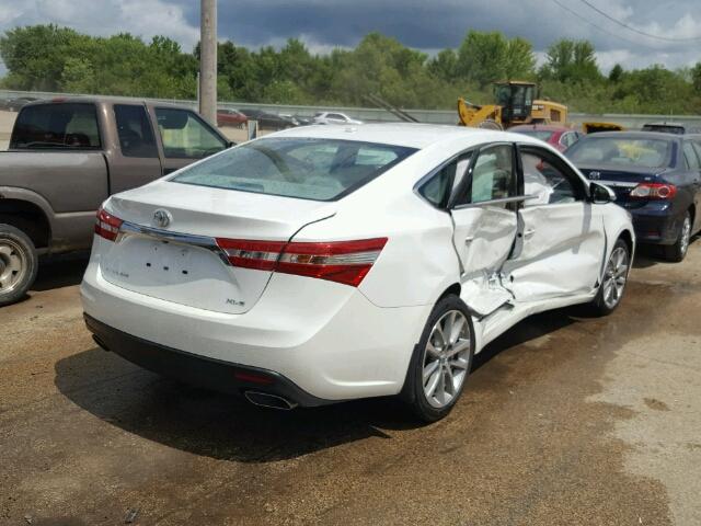 4T1BK1EB1FU181612 - 2015 TOYOTA AVALON XLE WHITE photo 4