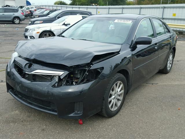 4T1BB3EK7AU118566 - 2010 TOYOTA CAMRY BLACK photo 2