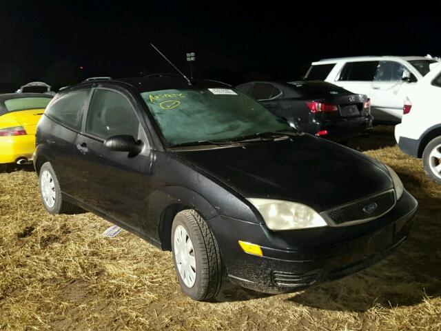 1FAFP31N37W104240 - 2007 FORD FOCUS ZX3 BLACK photo 1