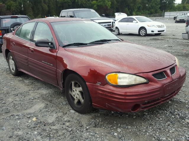 1G2NF52E9YM872776 - 2000 PONTIAC GRAND AM S BURGUNDY photo 1