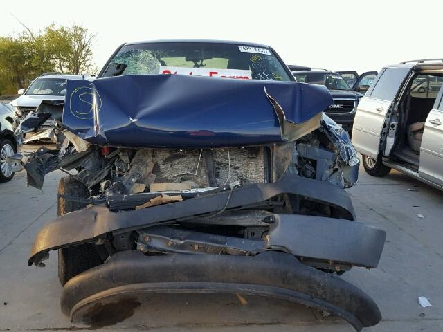 1FTRF12287KC43208 - 2007 FORD F150 BLUE photo 9