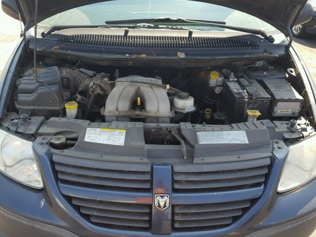 1D4GP25B07B107275 - 2007 DODGE CARAVAN SE BLUE photo 7