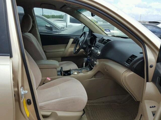 JTEDS41AX82062723 - 2008 TOYOTA HIGHLANDER BEIGE photo 5