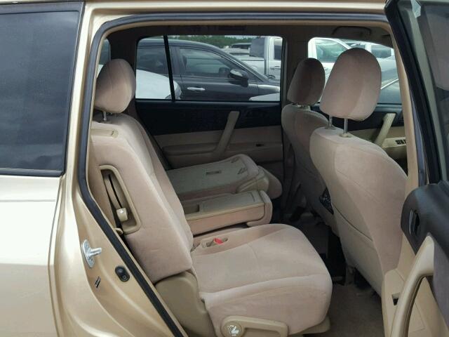 JTEDS41AX82062723 - 2008 TOYOTA HIGHLANDER BEIGE photo 6