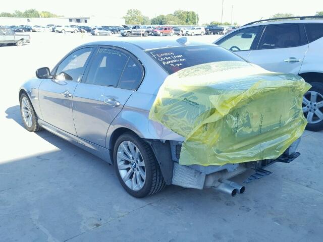 WBAPH7C55BE680701 - 2011 BMW 328 I BLUE photo 3