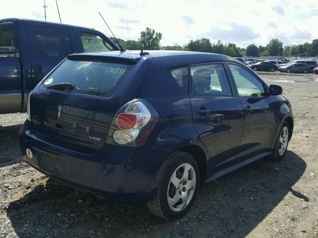 5Y2SP6E84AZ415020 - 2010 PONTIAC VIBE BLUE photo 4