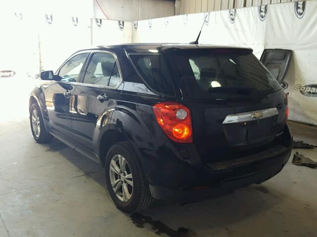 2GNALBEK3C1296391 - 2012 CHEVROLET EQUINOX BLACK photo 3