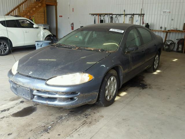 2B3HD46R62H275800 - 2002 DODGE INTREPID S GRAY photo 2