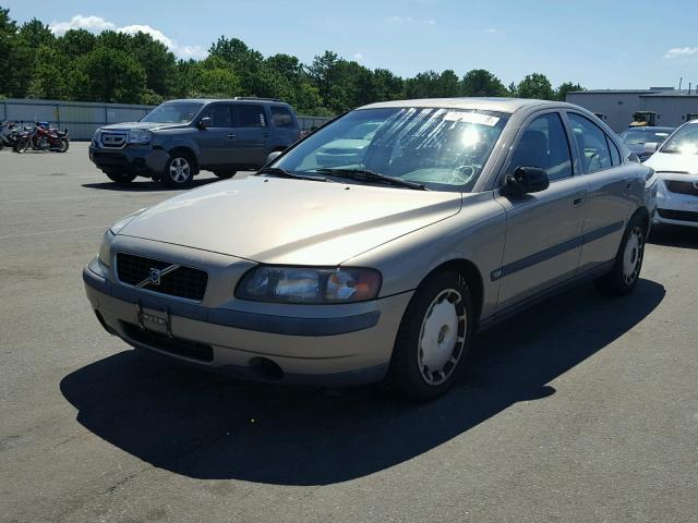 YV1RS61NX12008914 - 2001 VOLVO S60 ბეჟი ფოტო 2
