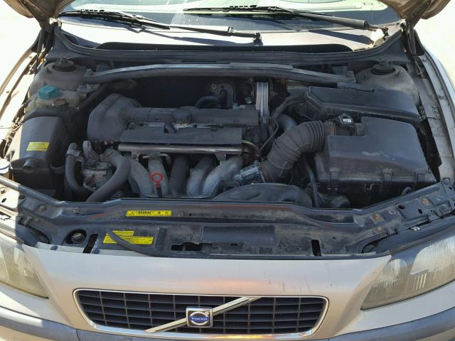 YV1RS61NX12008914 - 2001 VOLVO S60 ბეჟი ფოტო 7