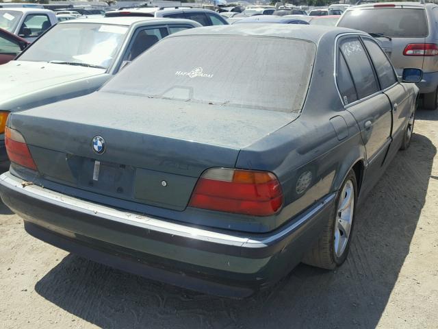 WBAGF6320SDH07527 - 1995 BMW 740 I AUTO GREEN photo 4