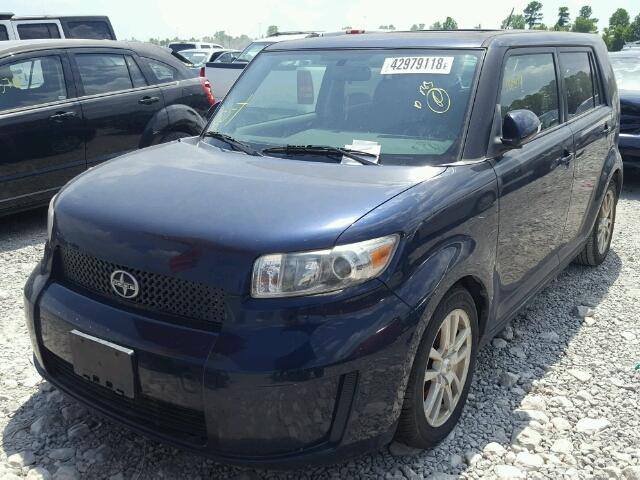 JTLKE50E581032908 - 2008 TOYOTA SCION BLUE photo 2