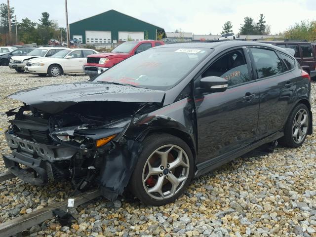 1FADP3L9XFL285361 - 2015 FORD FOCUS ST GRAY photo 2