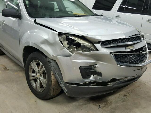 2CNALBEW2A6355728 - 2010 CHEVROLET EQUINOX LS SILVER photo 10