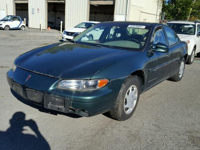 1G2WJ52M8WF242811 - 1998 PONTIAC GRAND PRIX GREEN photo 2