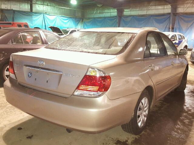 4T1BE30K96U696397 - 2006 TOYOTA CAMRY LE GOLD photo 4