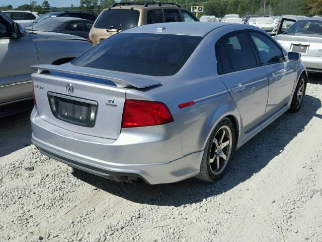 19UUA65604A028879 - 2004 ACURA TL SILVER photo 4