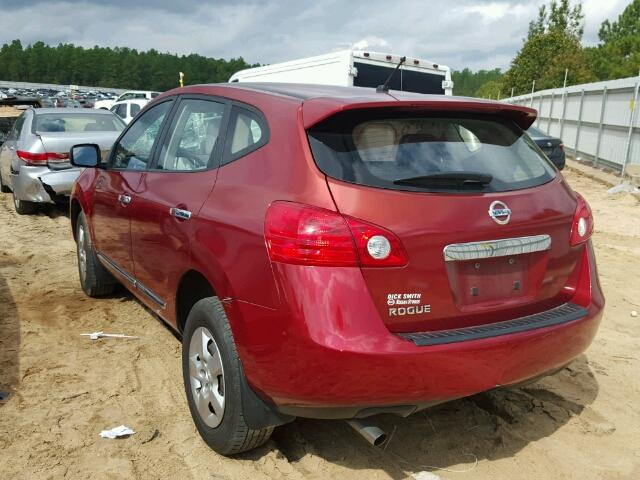 JN8AS5MT5BW183819 - 2011 NISSAN ROGUE S BURGUNDY photo 3