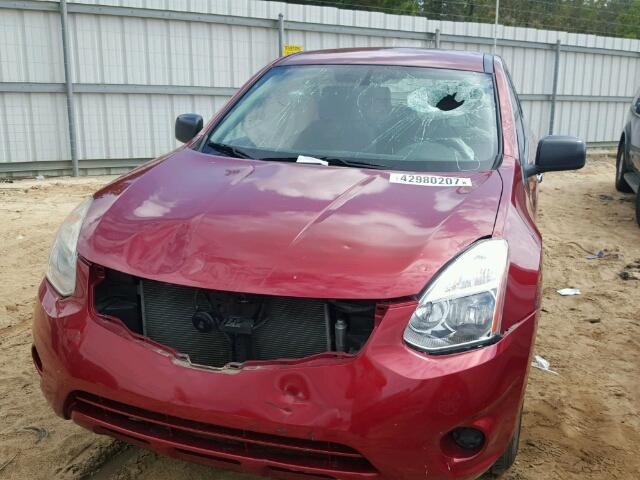 JN8AS5MT5BW183819 - 2011 NISSAN ROGUE S BURGUNDY photo 9