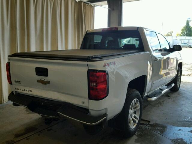 3GCUKRECXFG430321 - 2015 CHEVROLET SILVERADO WHITE photo 4