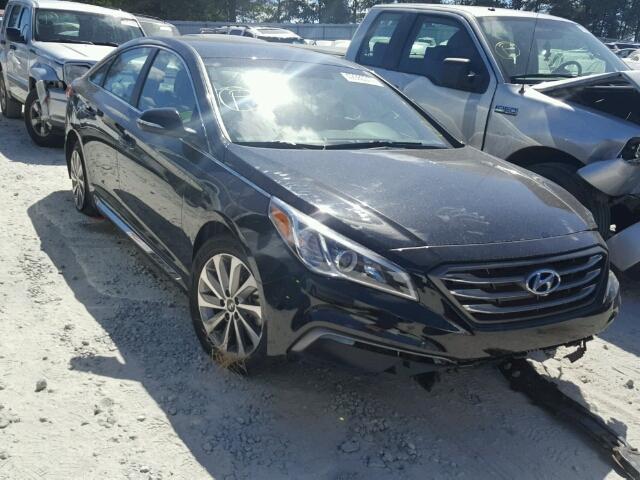 5NPE34AF9FH030391 - 2015 HYUNDAI SONATA SPO BLACK photo 1