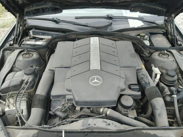 WDBSK75F93F013659 - 2003 MERCEDES-BENZ SL 500R BLACK photo 7