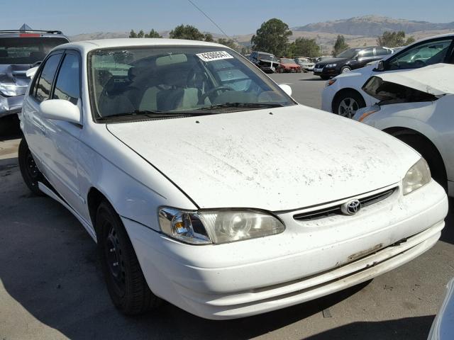 1NXBR12E5YZ335140 - 2000 TOYOTA COROLLA VE WHITE photo 1