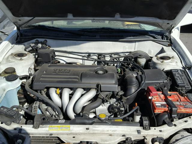 1NXBR12E5YZ335140 - 2000 TOYOTA COROLLA VE WHITE photo 7