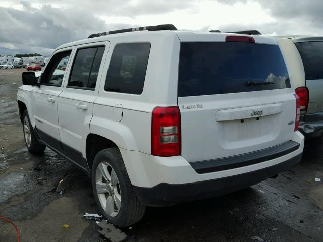 1C4NJPFA1DD213856 - 2013 JEEP PATRIOT WHITE photo 3