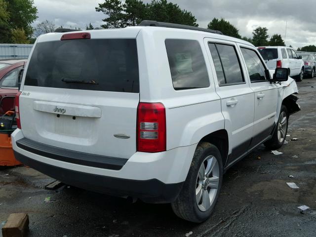 1C4NJPFA1DD213856 - 2013 JEEP PATRIOT WHITE photo 4