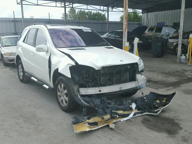 4JGBB86E06A022745 - 2006 MERCEDES-BENZ ML 350 WHITE photo 1