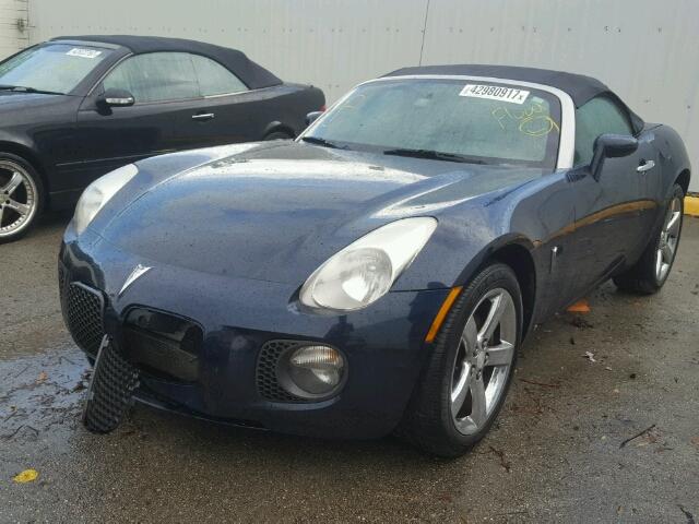 1G2MG35X27Y118894 - 2007 PONTIAC SOLSTICE G BLUE photo 2