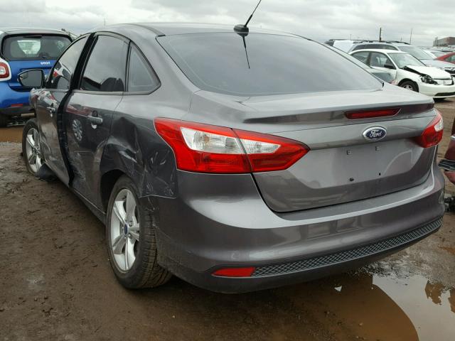 1FADP3F2XEL237081 - 2014 FORD FOCUS SE GRAY photo 3