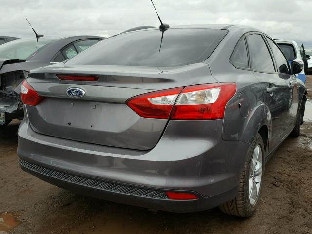 1FADP3F2XEL237081 - 2014 FORD FOCUS SE GRAY photo 4