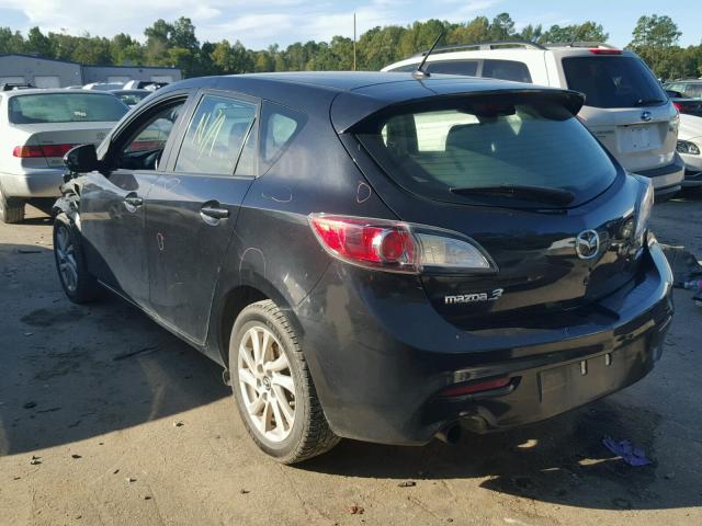 JM1BL1L71D1725153 - 2013 MAZDA 3 I BLACK photo 3