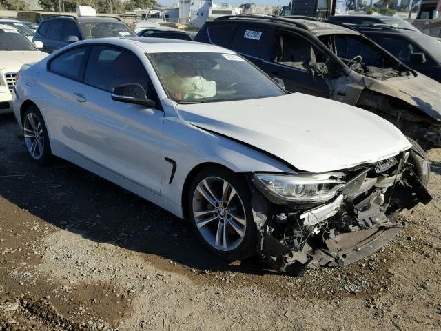 WBA3R1C59FK194800 - 2015 BMW 435 I WHITE photo 1